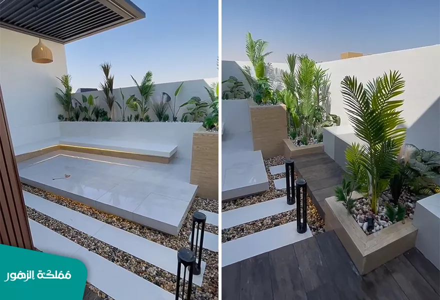 تنسيق حدائق منزلية صغيرة