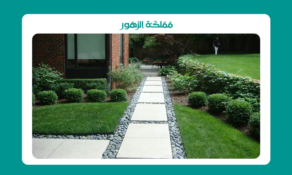 حجر ممرات الحدائق