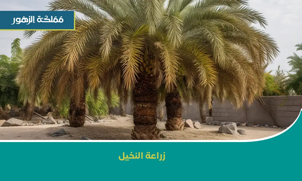 زراعة النخيل وتكريبه بالرياض