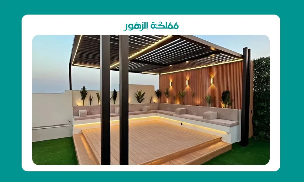 تصاميم حدائق خارجية